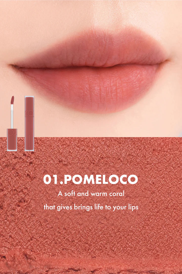 Rom&nd - Blur Fudge Tint - Lipstick - 01 Pomeloco - 5g
