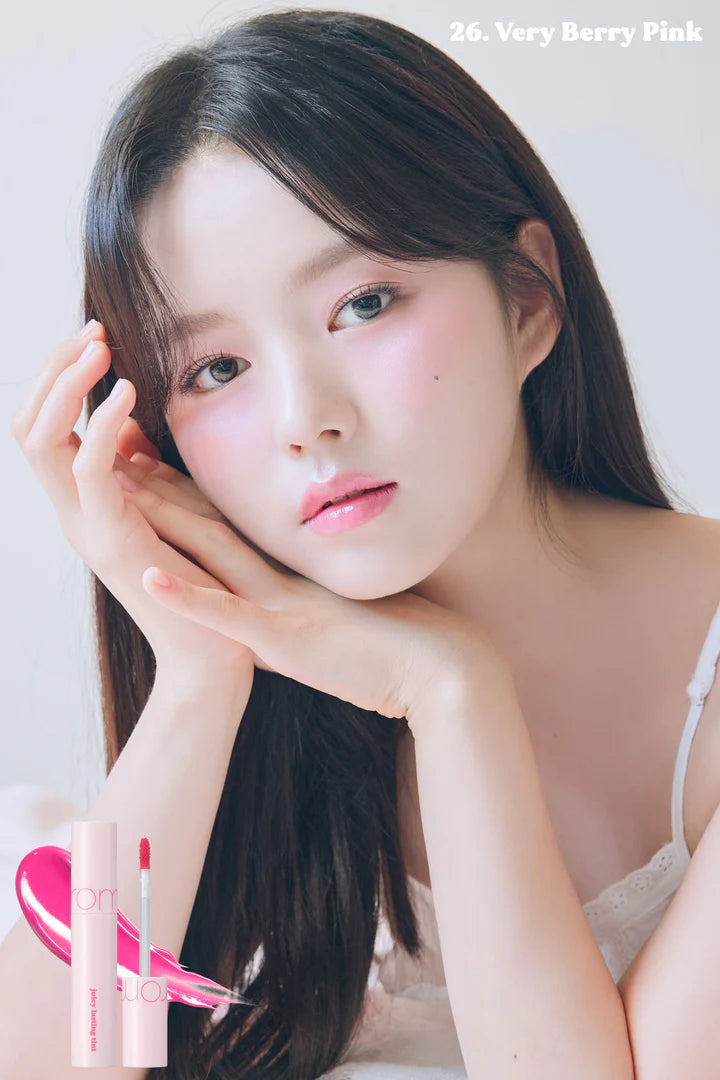 Rom&nd - Juicy Lasting Tint Summer Pink Series- Lipstick - 26 Very Berry Pink - 5.5g