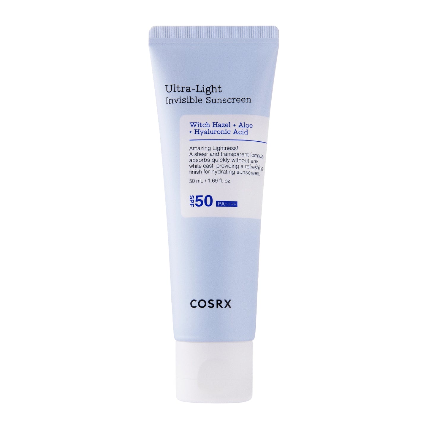 COSRX - Ultra - Light Invisible Sunscreen SPF50+/PA++++ kremas nuo saulės 50ml