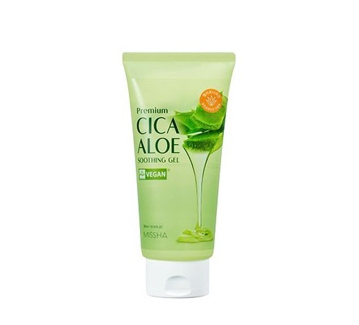 MISSHA Premium Cica Aloe Soothing Gel raminantis ir drėkinantis gelis 300 ml