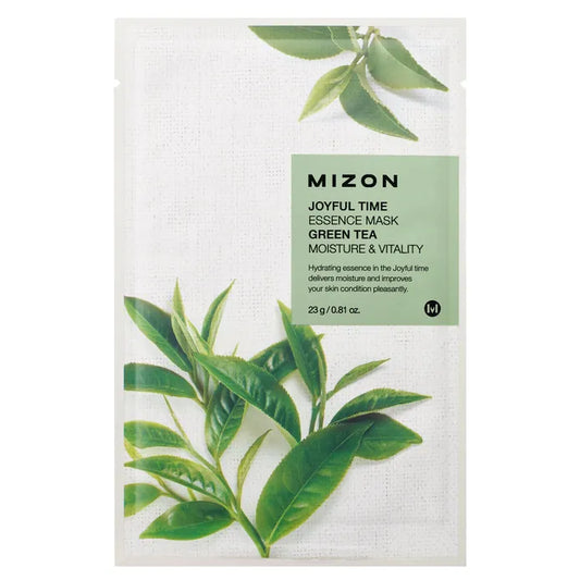 MIZON Joyful Time Essence Mask (Green Tea) lakštinė veido kaukė