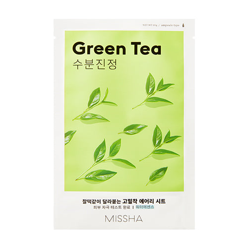 MISSHA Airy Fit Sheet Mask (Green Tea) lakštinė veido kaukė