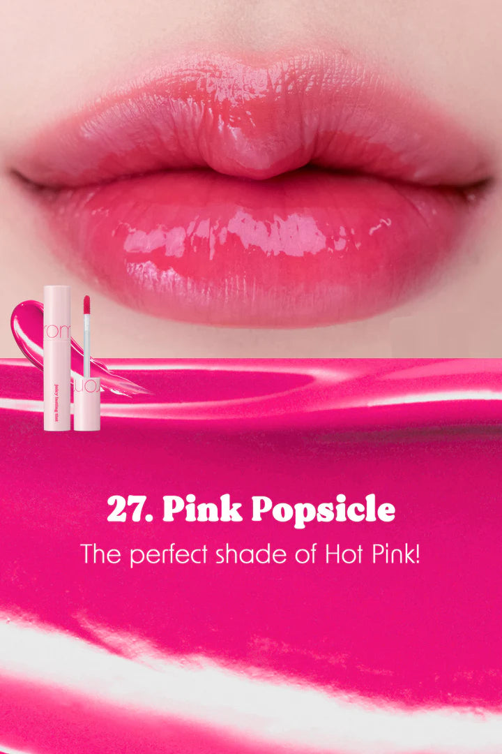 Rom&nd - Juicy Lasting Tint Summer Pink Series- Lūpų tintas - 27 Pink Popsicle - 5.5g