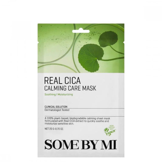 SOMEBYMI Real Cica Calming Care Raminanti lakštinė veido kaukė